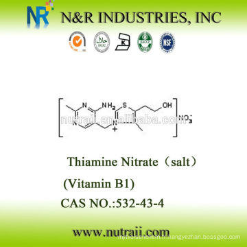 Mononitrate de thiamine de bonne qualité (VITAMINE B1)